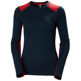 Дамска функционална тениска Helly Hansen W Lifa Merino Midweight Crew син Navy