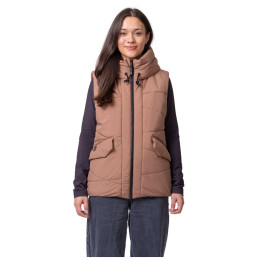 Дамска жилетка Hannah Dot Vest светлокафяв beaver fur