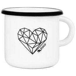Чаша Zulu Cup Heart бял/черен