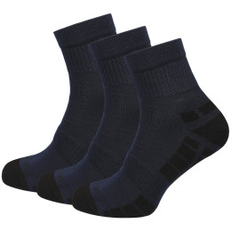 Чорапи MOOA Silver Bamboo Mid 3-pack син/черен Blue/Black