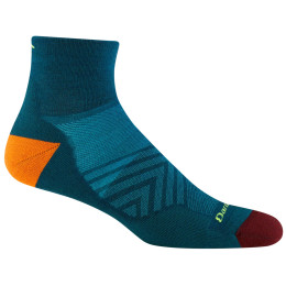 Мъжки чорапи Darn Tough M Run 1/4 Ultra-Lightweight With Cushion син/оранжев dark teal