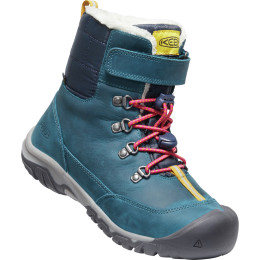 Детски обувки Keen Greta Boot Wp Children светло син BlueCoral/PinkPeacock