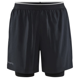 Мъжки къси панталони Craft ADV Charge 2in1 Stretch черен