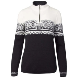 Дамски пуловер Dale of Norway Moritz Fem Sweater черен/бял Black White Darkcharcoal