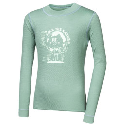 Детска функционална тениска Sensor Merino DF Planet Basil Green светло зелен Basil Green