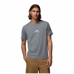 Мъжка тениска Columbia Parsons Point™ SS Graphic Tee сив City Grey Heather, Pointed Peaks