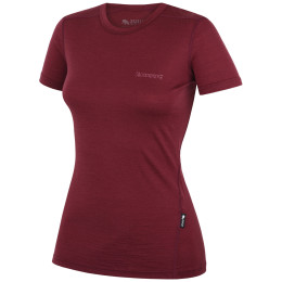 Дамска тениска Zulu Merino 160 Short 4C винен wine