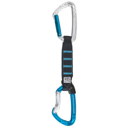 Примка с карабинери Climbing Technology Aerial PRO set 12 cm DY сребърен/син