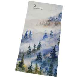 Многофункционален шал High Tail Designs Hiking Gaiter Foggy Forest светло син Foggy Forest