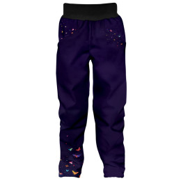 Софтшел детски панталон WAMU Dark Purple тъмно лилав DARK PURPLE
