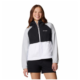 Дамско яке Columbia Spire Valley™ Windbreaker бял White, Black, Cirrus Grey