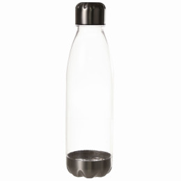 Бутилка Regatta Tritan Bottle with Metal Lid черен SilverGray