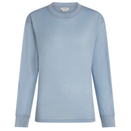 Дамска функционална блуза Icebreaker Women Mer 150 Tech Lite LS Relaxed Tee светло син Zinc Blue