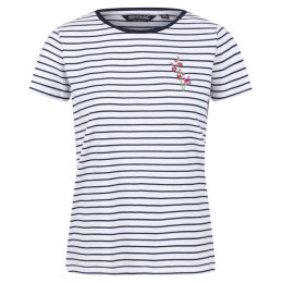 Дамска тениска Regatta Odalis синьо/бял