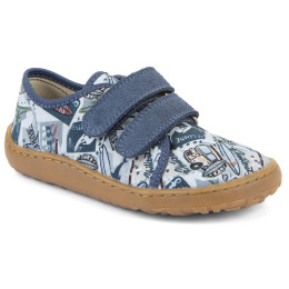 Детски маратонки Frodo Barefoot canvas Light Blue син