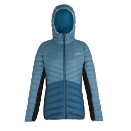 Дамско яке Regatta Women’s Hooded Leedre Hybrid син/черен StmBl/MrB/Bk