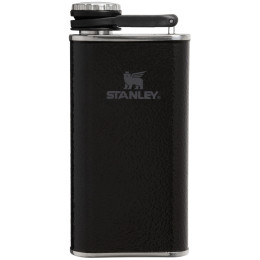 Джобна бутилка Stanley The Easy-Fill Wide Mouth Flask 230 ml черен Hammertone Black