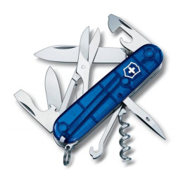 Нож Victorinox Climber син прозрачен TransBlue