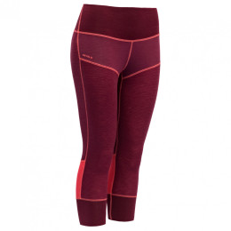 Дамско функционално долно бельо Devold Tuvegga Sport Air Woman 3/4 Long Johns розов Poppy