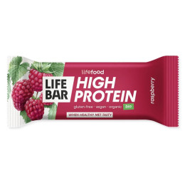 Бар Lifefood Lifebar Protein tyčinka malinová BIO 40 g