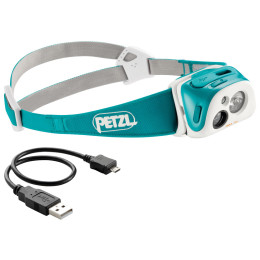 Изложен челник Petzl Tikka R+ 170 lm тюркоазен