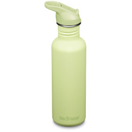 Бутилка от неръждаема стомана Klean Kanteen Classic 800 ml (w/Flip Seal Sport Cap) светло зелен shadow lime