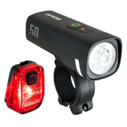 Комплект светлини Sigma Aura 50 + Hiro 10 черен black