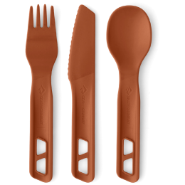 Прибор Sea to Summit Horizon Cutlery Set - 3 Piece червен Bombay
