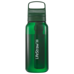 Бутилка с филтър LifeStraw Go 2.0 Water Filter Bottle 1L тъмно зелен Terrace Green