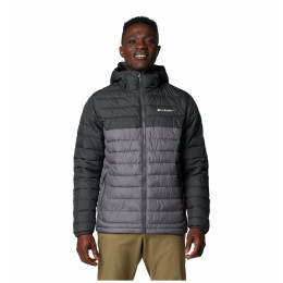 Мъжко яке Columbia Powder Lite™ II Hooded Jacket сив/черен City Grey, Shark