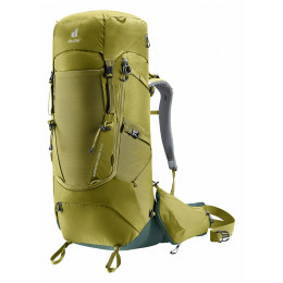 Туристическа раница Deuter Aircontact Core 60+10 жълт/зелен