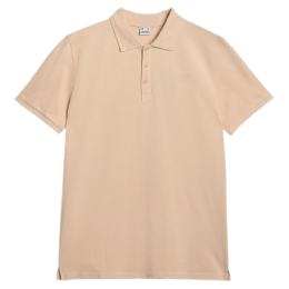 Мъжка тениска 4F Polo Shirt M555 бежов BEIGE
