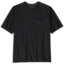 Мъжка тениска Patagonia Men's Boardshort Logo Pocket Responsibili-Tee черен Ink Black