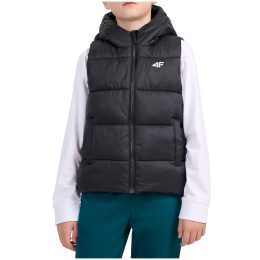 Детска жилетка 4F Vest Jacket M366 Deep Black черен Deep Black