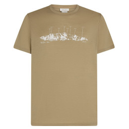Мъжка тениска Icebreaker Men Merino 150 Tech Lite SS Tee The Peaks