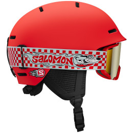Детска ски каска Salomon Player Combo червен Cherry Tomato