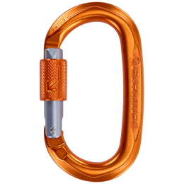 Карабинер Climbing Technology Obx BG (brilock gate) оранжев/сив Titanium/Orange/Titanium