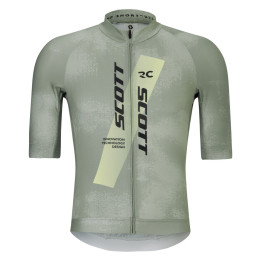 Мъжка колоездачна фланелка Scott Jersey M's RC Pro сив/зелен spray grey/acid yell