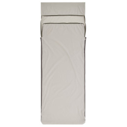 Чаршаф за спален чувал Sea to Summit Silk Blend Sleeping Bag Liner - Rectangular w/ Pillow Sleeve светло сив Moonstruck Grey