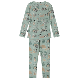 Детско функционално бельо Reima Moomin Trivsam Airy Green зелен Airy Green