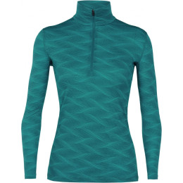 Дамска тениска Icebreaker Women`s 200 Oasis Long Sleeve зелен Kingfisher/ArcticTeal