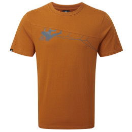 Мъжка тениска Mountain Equipment Roof Crack Tee кафяв PumpkinSpice