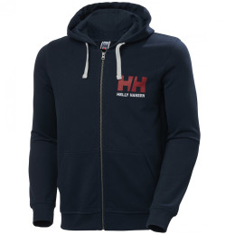 Мъжки суитшърт Helly Hansen HH Logo Full Zip Hoodie тъмно син Navy