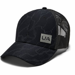 Шапка с козирка Under Armour Men's Blitzing Trucker 3.0 черен Black/Black/SlatePurple