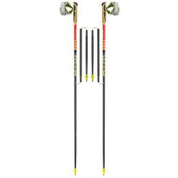 Trail Running щеки Leki Micro Trail Race червен FloorescentRedNeonyellowNaturalcarbon