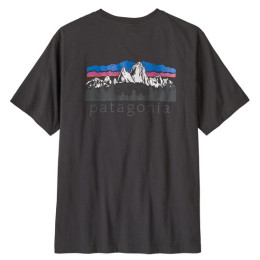 Мъжка тениска Patagonia M's Fitz Roy Foothills T-Shirt черен Ink Black
