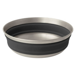 Сгъваема купа Sea to Summit Detour Stainless Steel Collapsible Bowl M сив Beluga Black