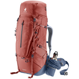 Туристическа раница Deuter Aircontact X 60+15 SL червен/син