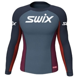 Мъжка тениска Swix RaceX син/червен