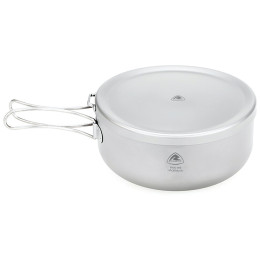 Канче Robens Ori Titanium Pot with Plate Lid сребърен